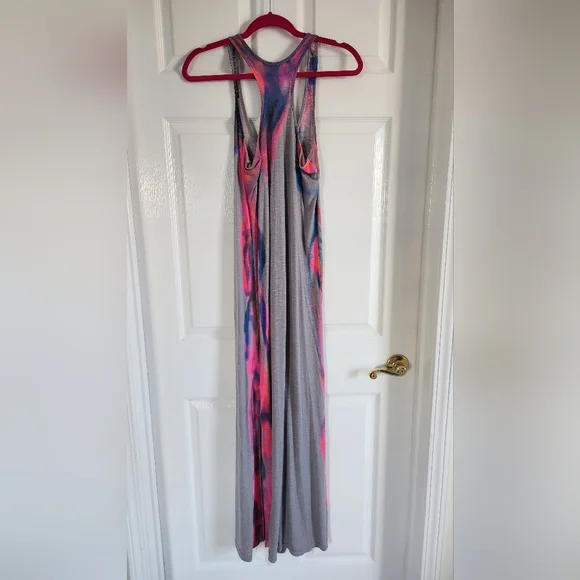 Maxi Tank Dress with Multicolor Tie Dye - Picture 8 of 10